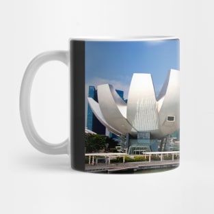 Cityscape across the harbour Mug